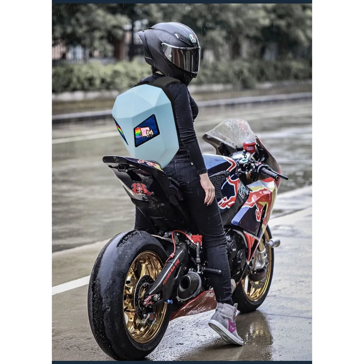 motorcycle backpack led 6001 motorcycle backpack led 6001